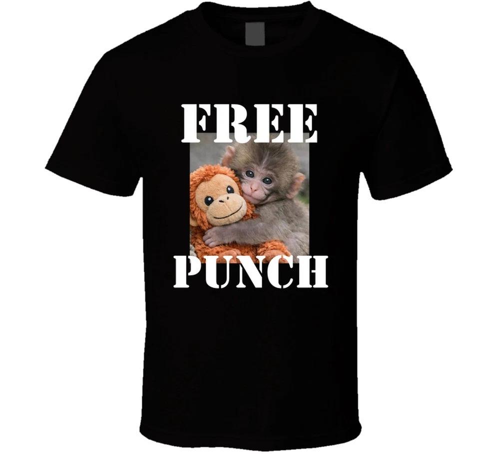 Free Punch Tee Viral Baby Monkey Zoo T Shirt M