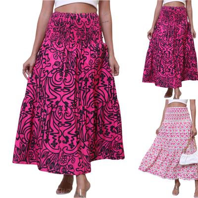 Jupe Décontractée Taille Haute pour Femme avec Jupe Ample Jupe Taille Haute avec Jupe Ample