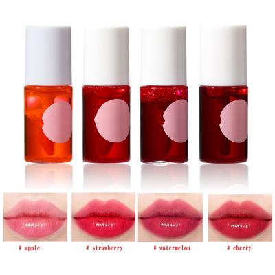 Lip Tint Stain Set, Long Lasting Lip Makeup, Gloss Bling Non-sticky (4 Colors)13ml