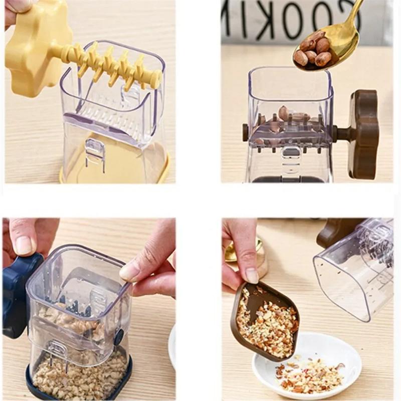 Nut Crusher Manual Peanut Masher Grinder Portable Dried Fruit Crusher Grinder Hand Walnut Kernel Mixer Kitchen Accessories