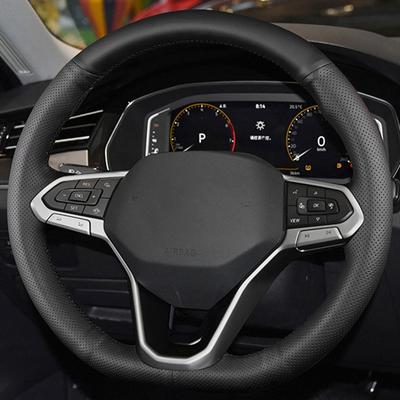 Potah volantu protiskluzový kožený autodoplňky pro Volkswagen VW Atlas Golf 8 Mk8 Polo Jetta Passat B9 Tiguan
