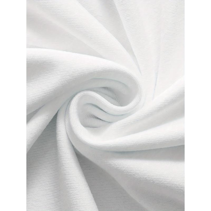 European sizes Men's Summer Short Sleeve Printed T-shirt, Crew Neck Comfortable Tops For Men