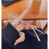 Metal Luxury Rimless Cat Eye Women Glasses Frame For Prescription Myopia Reading Glasses