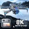 New Model AE19 Drone 4K HD Dual Camera with Brushless Motor Infrared Obstacle Avoidance Dual Camera Optical Flow Positioning