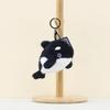 Pelúcias Fofas de Animais Marinhos Realistas Orca Chaveiro de Pelúcia Kawaii Foca Pelúcia Boneca Pingente Chaveiros de Pelúcia para Mochilas