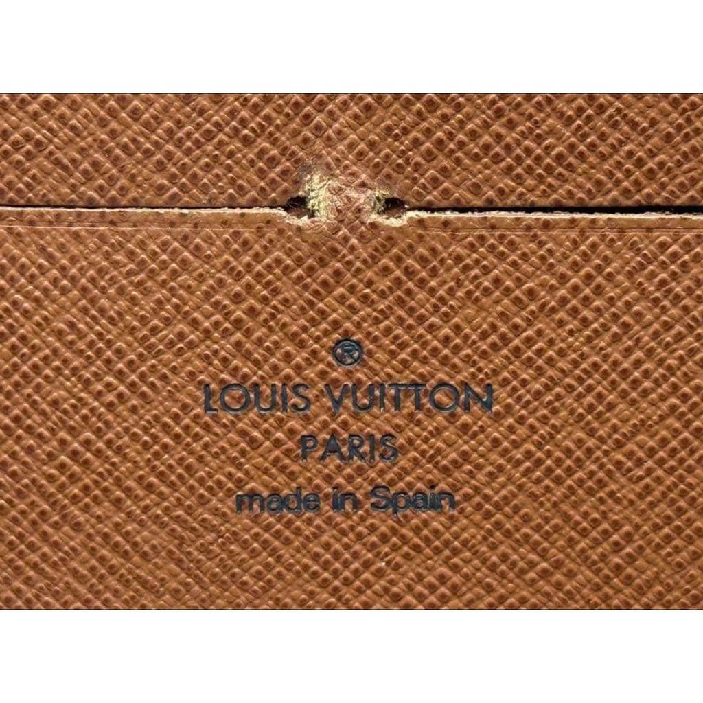 Used LOUIS VUITTON Monogram Round Zip Long Wallet