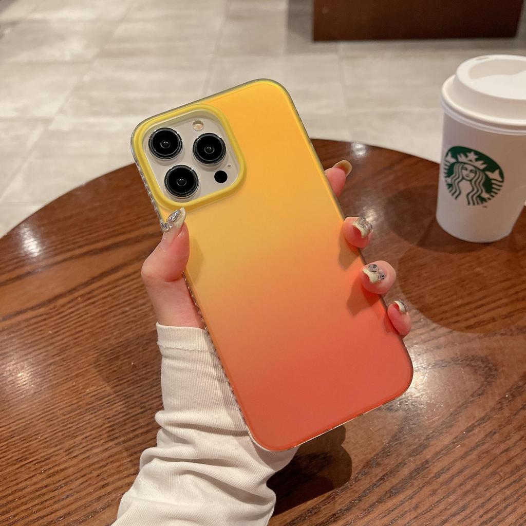 Colorful Flowing Light Drop-proof Case for iPhone 13/15 Promax 12/14