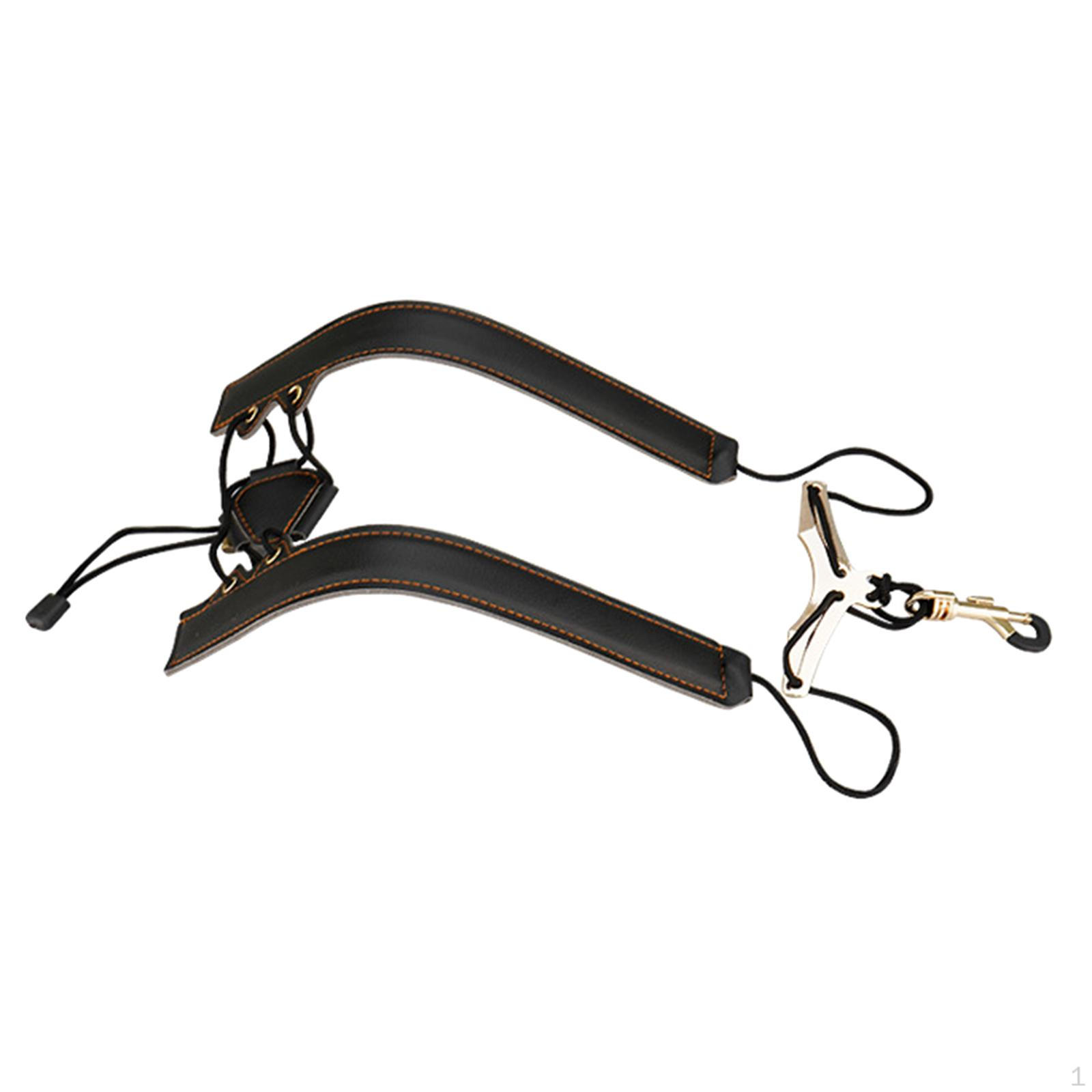 

Ремень для саксофона, регулируемый шейный ремешок, эргономичный аксессуар для музыкального инструмента, ветер для чёрный