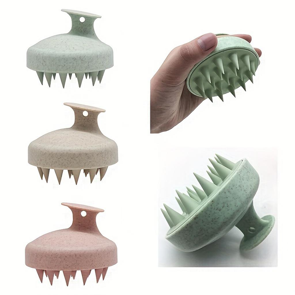 Silicone Shampoo Brush for Scalp Massage and Hair Washing