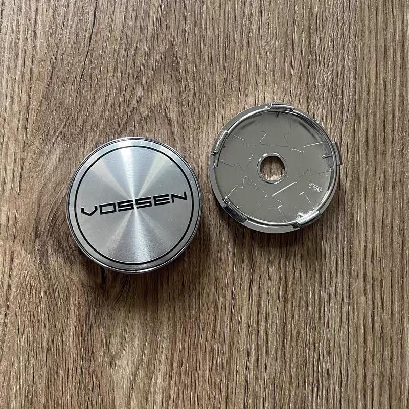Lsjwk2 4PCS/lot 60MM 68MM VOSSEN Emblem Logo Car Wheel Center Hub Caps Wheel Center Cap Decoration Auto Styling Rim Hub Cap