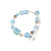 Elegant Handcrafted Ceramic Bead Bracelet With Animal Patterns Stretchy Design Travel Ethnic Wrist Accessory