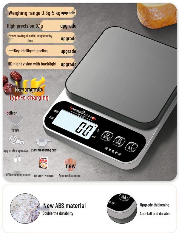 Zhaoran 2025 Precision Digital Kitchen Scale