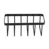 VOFUN-2X Euro Kitchen Organizer For Plates, Cutting Boards Bakeware Reusable Containers, And Lids Holder Rack Black