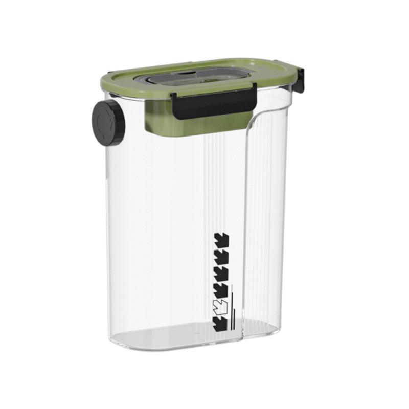 Transparenter, versiegelter Küchen-Aufbewahrungsbehälter - Feuchtigkeits- und Insektenschutz für Getreide, Müsli und Snacks
