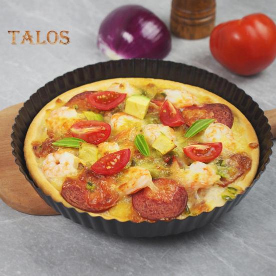 Baking Pan Non-Stick Multi-purpose Wear-resistant Excellent Round Cake Pizza Toasting Pan Kitchen Supplies