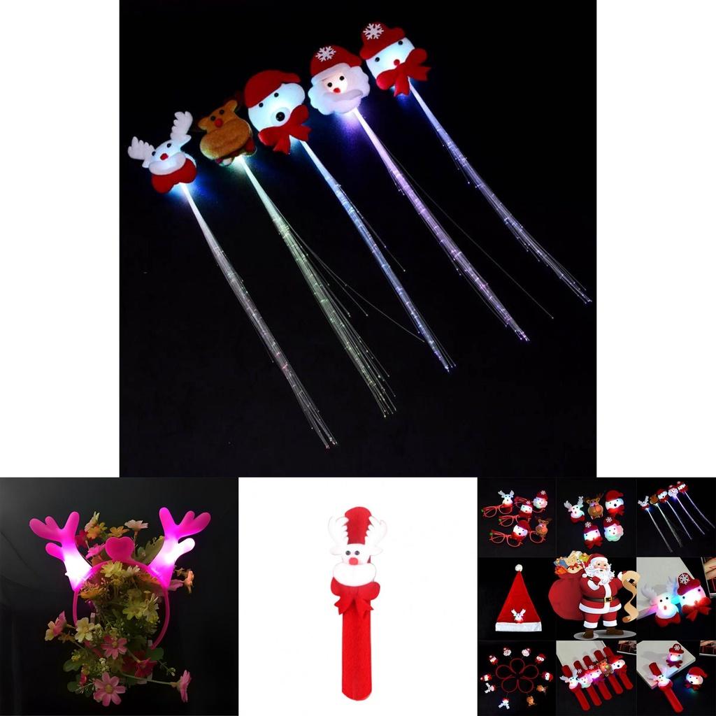 Led Christmas Slap Bracelets Bright And Attractive Party Favors
