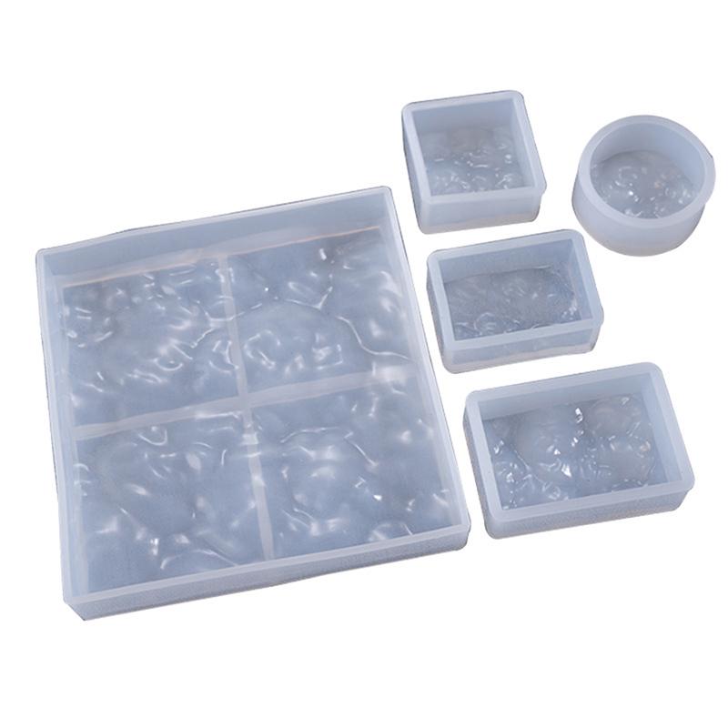 Wave Silicone Mold Resin Craft Diy Jewelry Cutting Shape Pendant Resin Mold