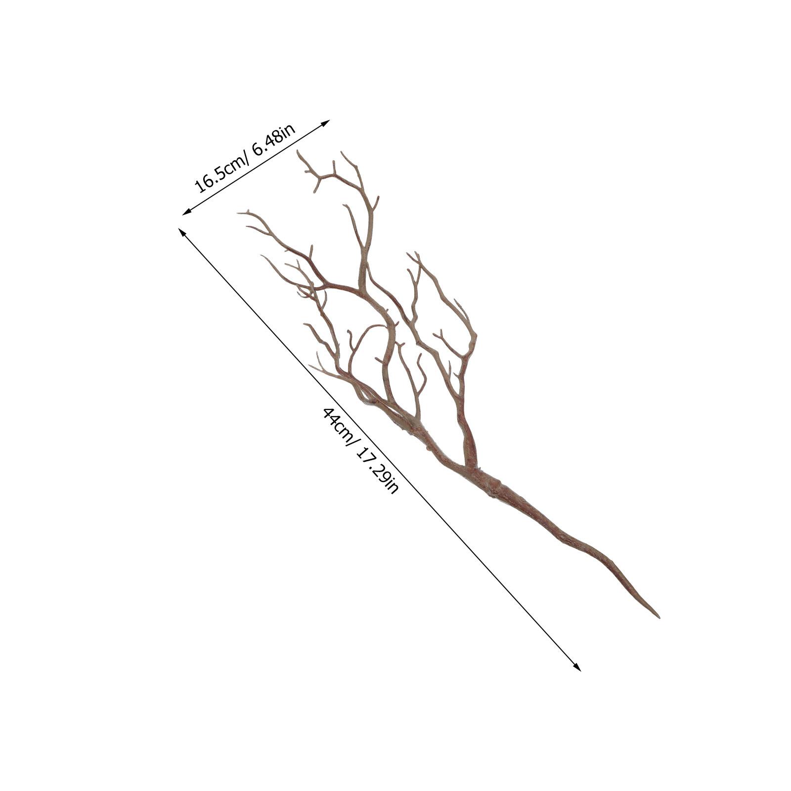 

4Pcs Artificial Faux Branches Brown Curvy Wood Stems for Vase Decor Tabletop Plant Twigs Wedding Festival Centerpieces светло-коричневого