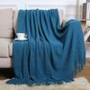 Nordic Tassel Sofa Throw Blanket - Air Conditioning Nap & Hotel Bed Runner, Summer Bed Flag, Bed End Blanket