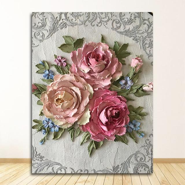 And Prints Wall Pictures For Living Room Decoration Art Scandinavian Home Decor Abstract Canvas Painting Wall Art Flower Posters