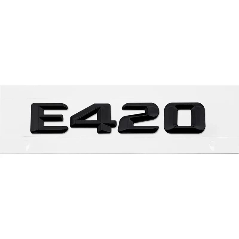 Car Rear Trunk Number Letter Sticker Tail Box Emblem Badge for Mercedes Benz E Class E300 E320 E350 E400 E420 E430 E500 E550