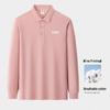 Unisex Breathable Long-Sleeve Polo Shirt