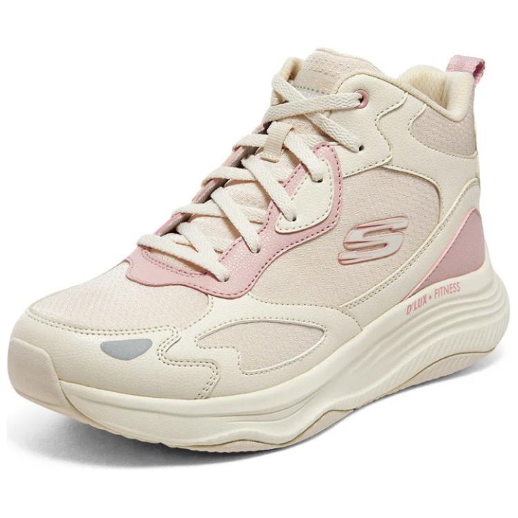 Skechers Comfortable Shock Absorbing High Top Casual Shoes Women sneakers Light-Pink 168008-NTMT 38