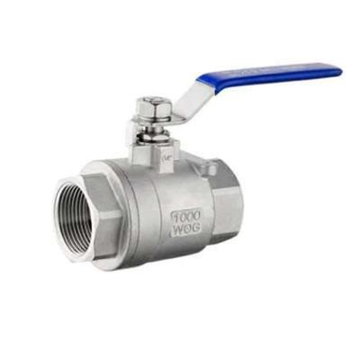 304 Stainless Steel Internal Thread Water Gas Oil Switch Adapter 1/4 3/8 1/2 "3/4" 1 "2" BSP Two-piece Ball Valve