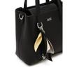 Daks Black Leather Flower Charm Tote Bag S Dcba6f555bk