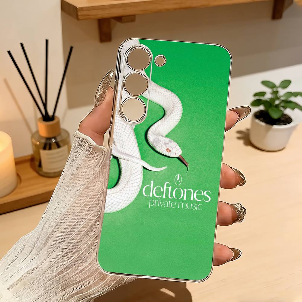 R-Rock Band D-Deftones Phone Case For Samsung Galaxy A71,A70,A52,A51,A40,A30 Transparent Cover Samsung a12