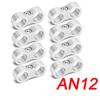 8Pcs Universal Aluminum AN4 AN6 AN8 AN10 AN12 Car Billet Oil Fuel Water Hose Tube Seprator Divider Clamp Line Separator Bracket
