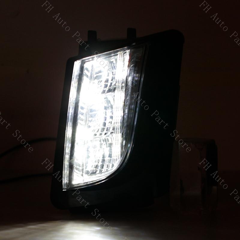 Foglight Foglamp For Cadillac ATSL 2013 2014 2015 2016 2017 2018 2019 Front Bumper LED DRL Daytime Running Drive Lamp Light