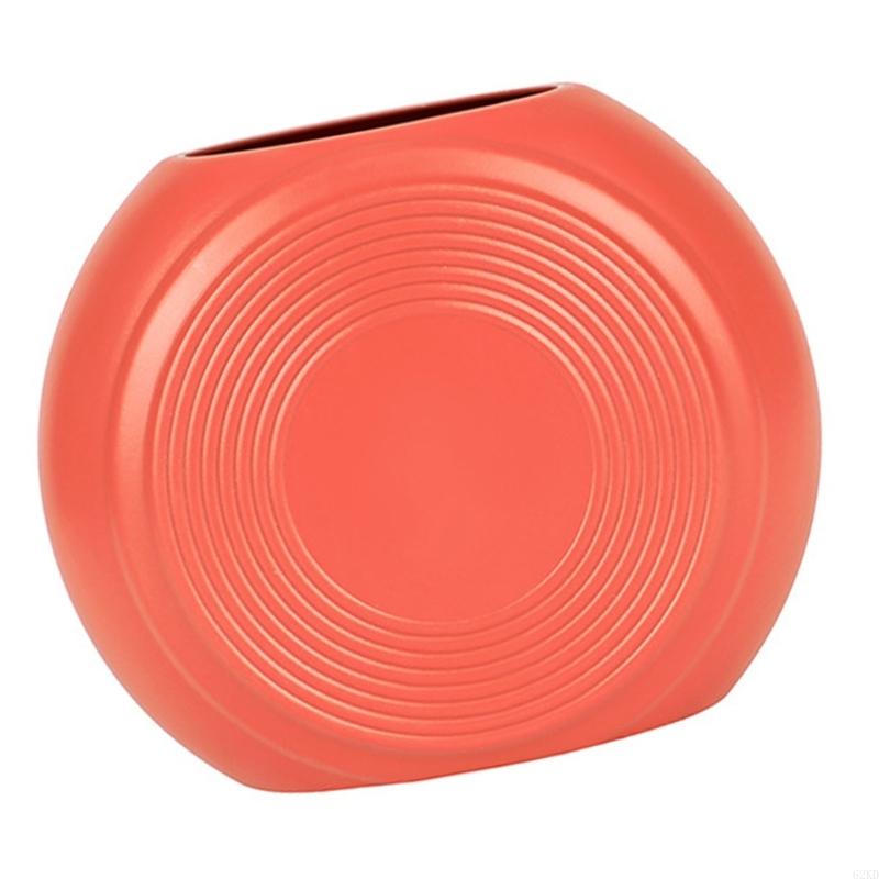 62KD Wide Mouth Plastic Vases for Tiny Flower Home Living Room Desktop Decoration