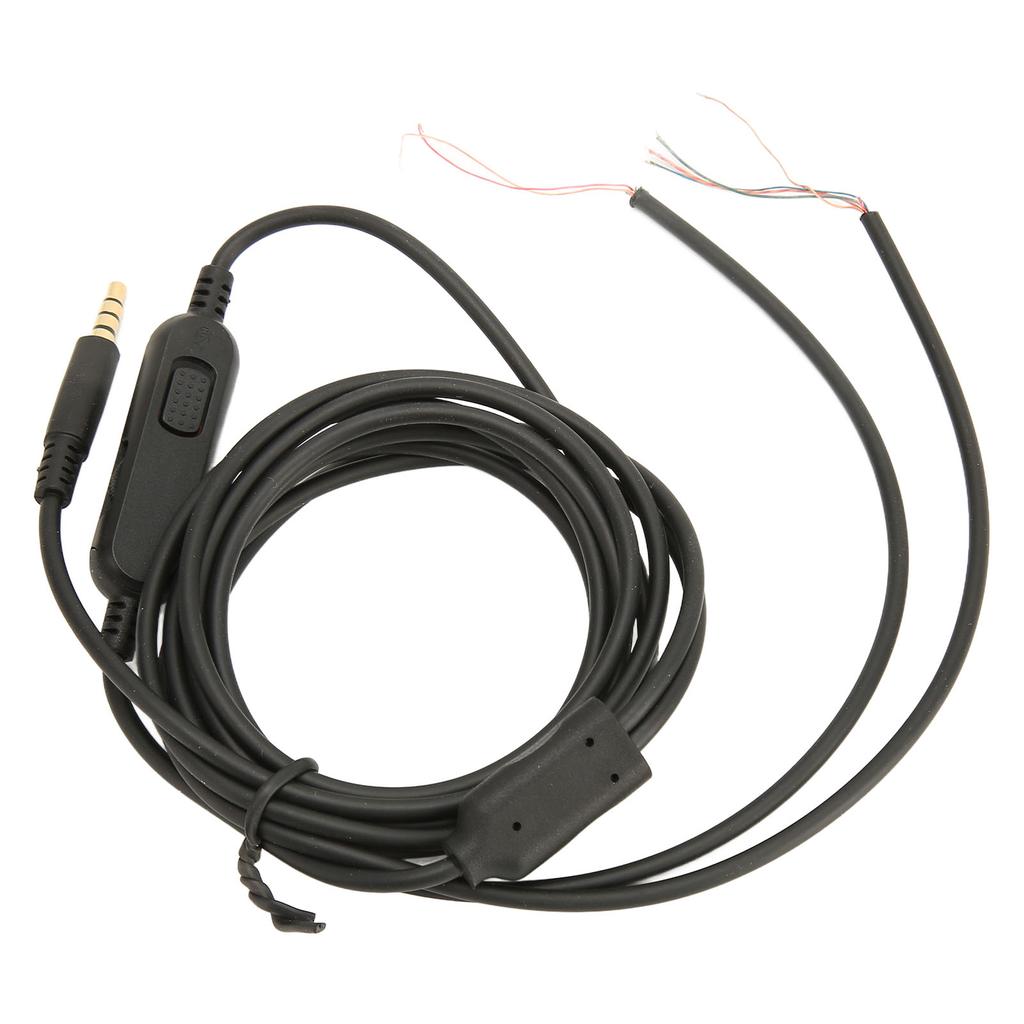 Náhradní kabel pro sluchátka OFC jádro Kabel pro herní sluchátka s ovládáním hlasitosti pro