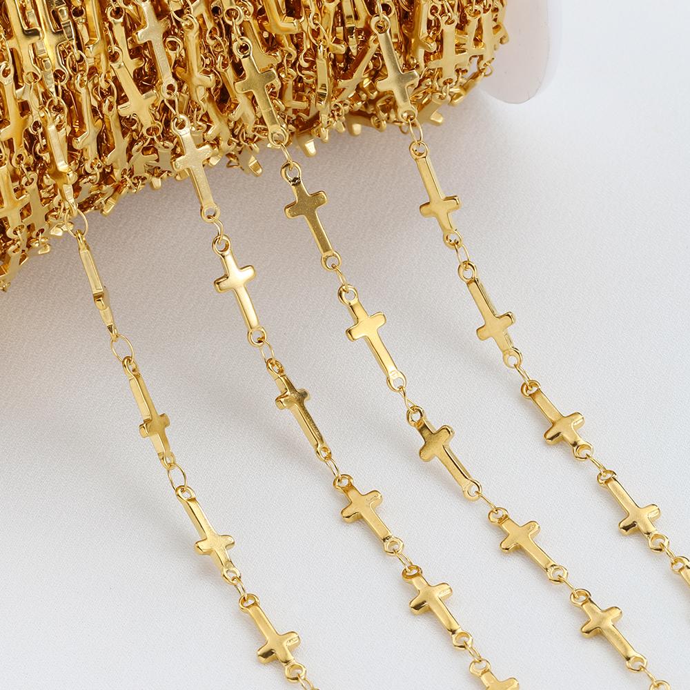 20Meters/Roll 1M No Fade Stainless Steel Chain Multi Sizes Basic Chains for Jewelry Making DIY Bracelet Necklace Chain Wholesale
