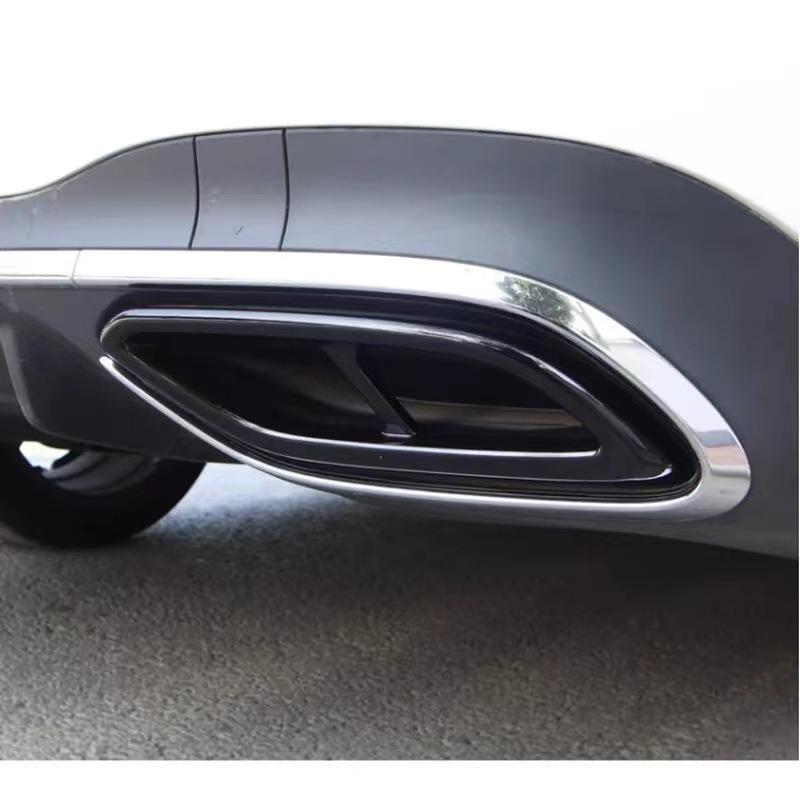Mercedes-Benz Tailpipe Dual-Outlet Exhaust Decoration for B-Class, C-Class, E-Class, GLC, GLE, GLS
