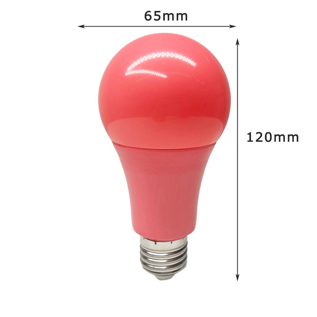 Farbige LED-Glühbirnen A65 5W Globusleuchten E27 Fassung B22 7 Farben Weiß 110V 220V 240V Kunststoffbirne Dekorativ für Wohnzimmer