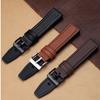 Quick Genuine leather strap For Casio Swordfish mdv-106 mdv-107 Water Ghost Watch sports cowhide Silicone rubber men's watchband