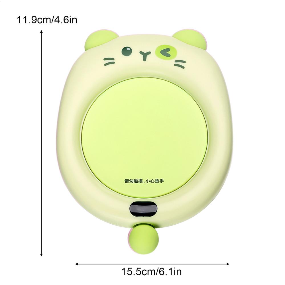 Tea Cup Warmer Winter 3 Temp Settings Smart Water Cup Heater Portable Smart Electric Beverage Warmer Cute Cup Heating Pad For