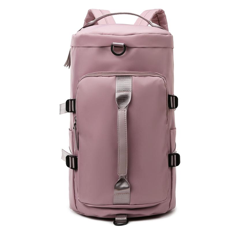 Multi-function Double Shoulder Travel Bag Dry and Wet Separation Swimming Fitness Bag with Shoe Compartment Yoga Bag