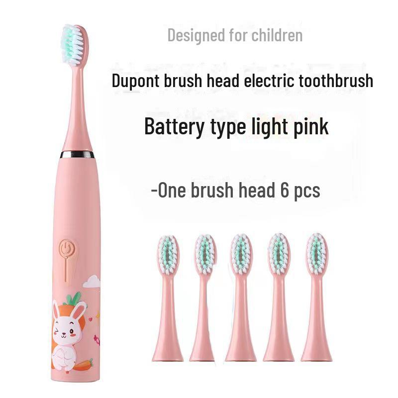Hot Spot Ultrasonic Electric Toothbrush for Kids - Soft Bristle, Battery-Powered, Creative Student Gift