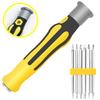 12 In 1 Screwdriver Set Multifunctional Cross Flat Shaped Screwdriver Head Precision Handheld Maintenance Tool