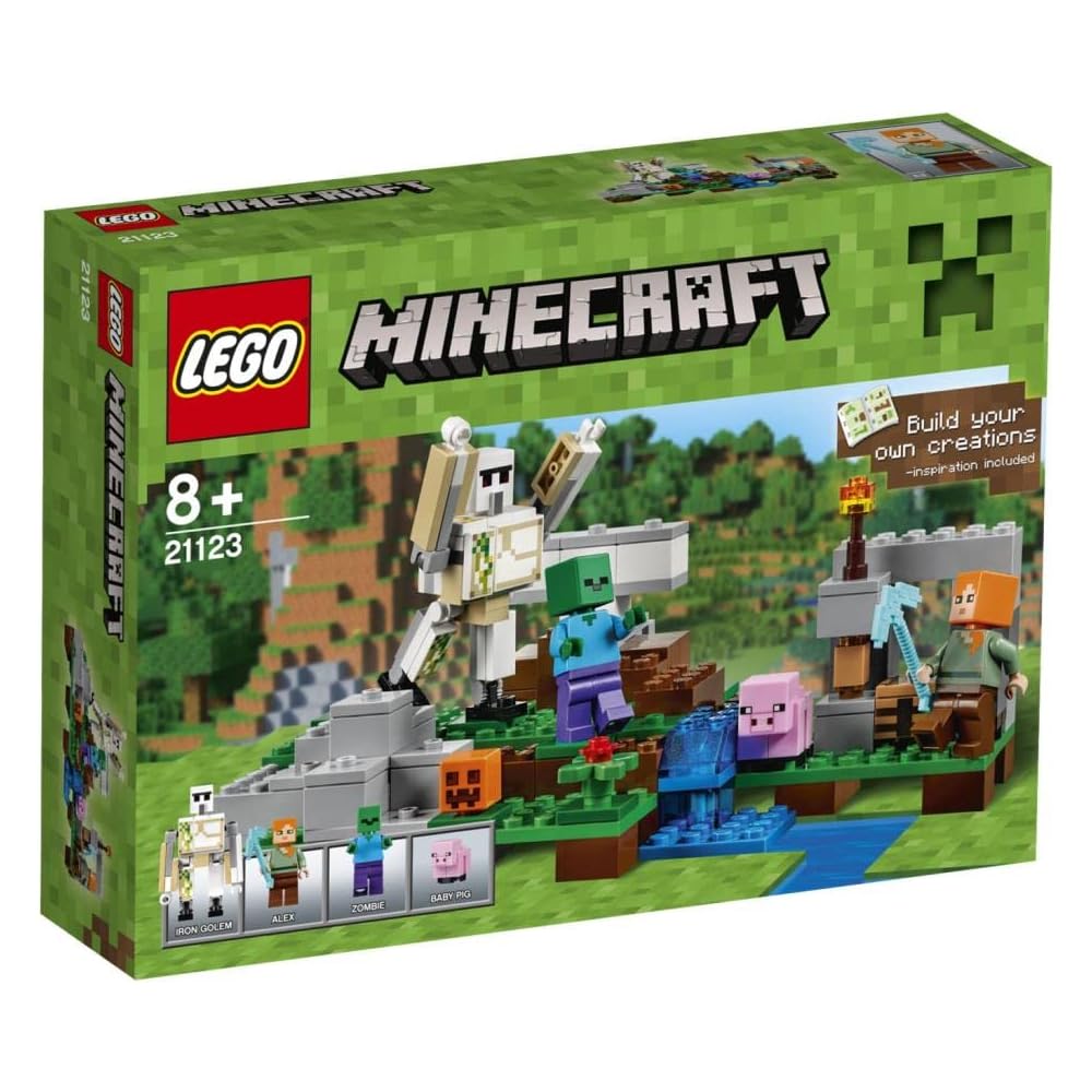 Lego Minecraft 21123 Iron Golem Building Set with Minifigures and Accessories