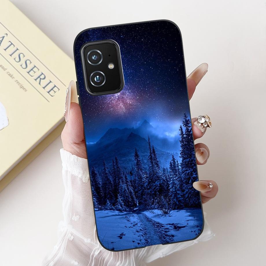 Per Custodia ASUS ZENFONE 8 ZS590KS Astronauta Drago Animali Cartoni Animati Stile Cool Silicone Morbido Copertura Nera per Telefono Per ASUS ZS590KS Borsa