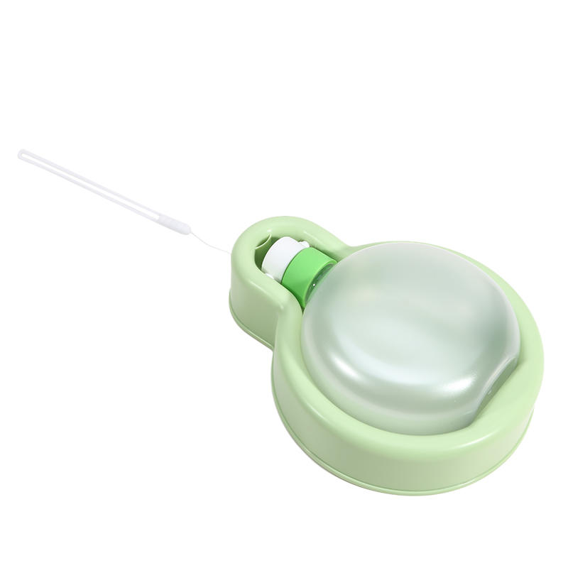 

Портативная бутылка для воды для кошек и собак, герметичная, дорожная, для щенков и кошек, складная миска для питья, уличная поилка-кормушка для домашних животных, товары для питомцев S зелёный