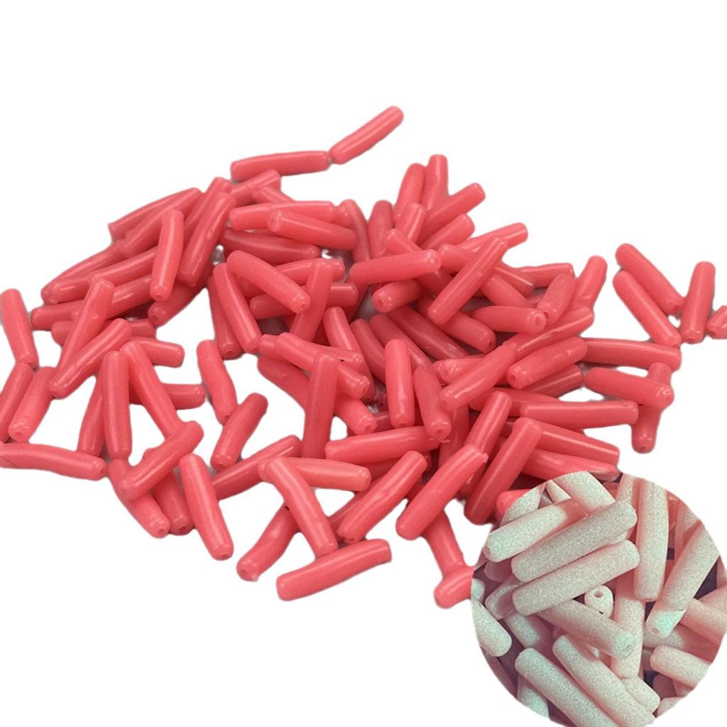 Leuchtende Olivenbohnen-Fischposen - Auffälliges zylindrisches Design für Angelzubehör