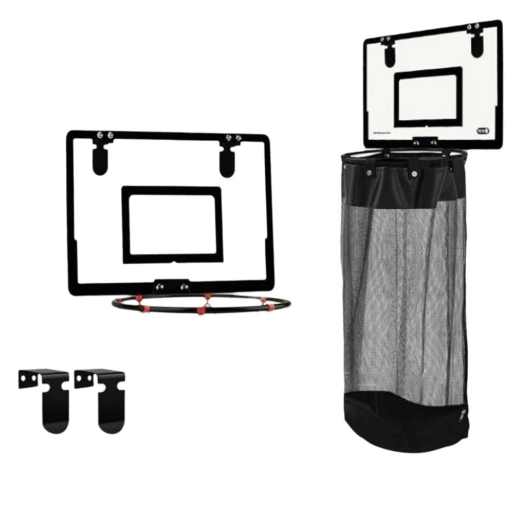 No Drilling Required Basketball Hoop Laundry Basket Bathroom Shower Area
