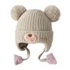Warm Material Baby Hat Cute Design Ear Protection Hat Children's Woolen Hat  Autumn Season