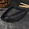 Marsupio da Uomo in Pelle Crazy Horse Borsa a Tracolla in Pelle Douyin Borsa Multifunzionale da Petto per Sport all'Aperto Marsupio da Donna per Telefono Cellulare