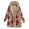 Hooded Women Ethnic Style Vintage Loose Thick Warm Outwear Single Breasted Autumn Winter Jacket Clothes for Women